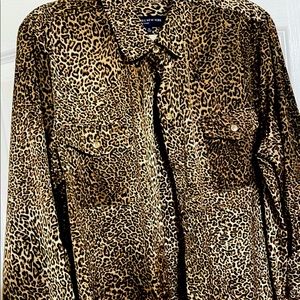 Like NEW!! Jones of New York Leopard print XL